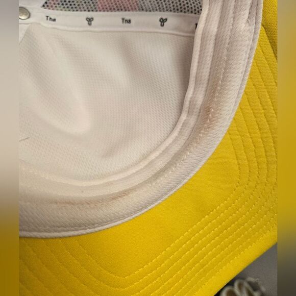 TNA Sporting Goods Blue Yellow & White Trucker Cap Hat Adjustable O/S - Picture 9 of 13